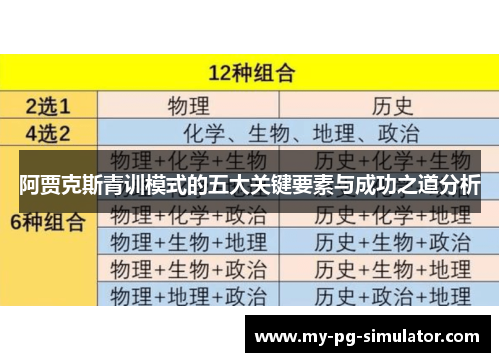 阿贾克斯青训模式的五大关键要素与成功之道分析