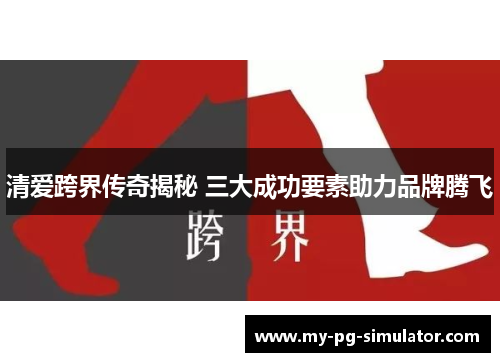 清爱跨界传奇揭秘 三大成功要素助力品牌腾飞